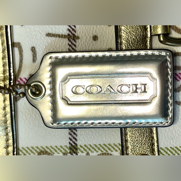 Coach Heritage Tattersall Graffiti Tote - Picture 3 of 15